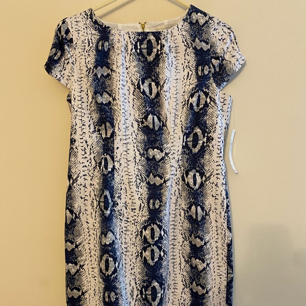 Donna Rad Snake Print Dress Sz 8